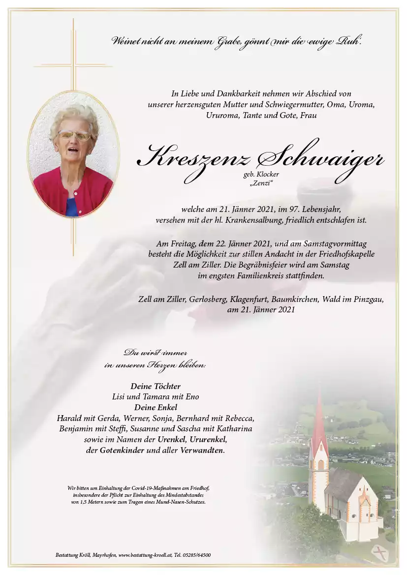 Parte von Kreszenz Schwaiger